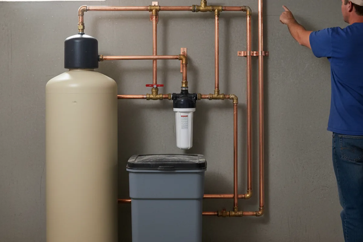 Whole-house water treatment system installed in Vauxhall